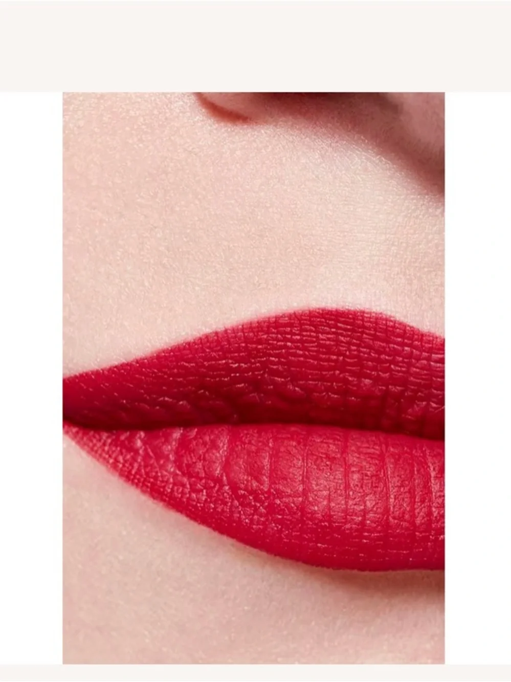 CHANEL Rouge Allure Luminous Matte Lip  Color: 56 Rouge Chanel Intense fire red